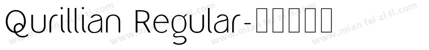 Qurillian Regular字体转换